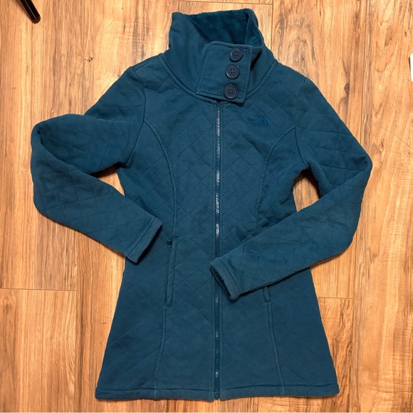 The North Face Jackets & Blazers - The North Face Women's Teal Quilted Ski Jacket